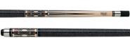 Cuetec CT454 (99454) Natural Stain with White and Black Overlays Pool Cue Stick