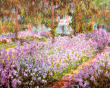 The Artist's Garden at Giverny by Claude Monet